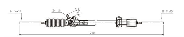 DELCO REMY Рулевой механизм DSR1009L